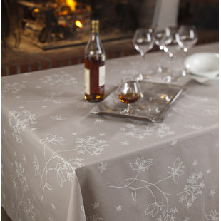 FLEUR DE SOLEIL Wachstuch-Tischdecke Astrancia aus 100% Baumwolle