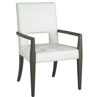 HEKMAN Edgewater Linen Solid Back Arm Chair