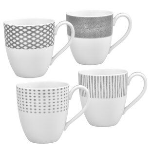 Noritake Hammock Assorted Mugs, 15 Oz. (Set of 4)