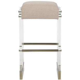 VANGUARD FURNITURE Bistro 31.5" Acrylic Frame Bar Stool
