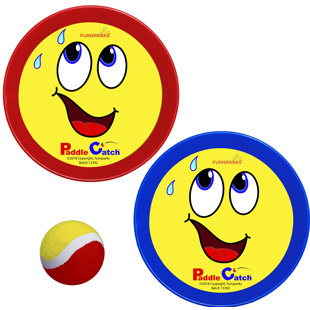 FUNSPARKS LLC Catch Paddle Ball with Carrying Case