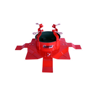 THE SEASONAL AISLE Steel Live Tree Stand For Max. Tree Height 3.7 - 4.5m