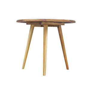 COASTALVOGUE Round Solid Wood Dining Table