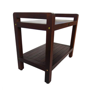 DECOTEAK 24'' W Teak Shower Bench