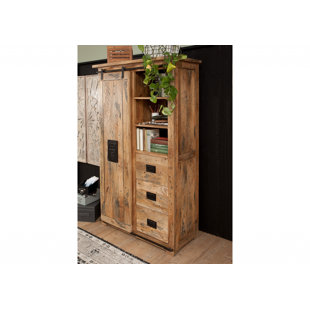 MASSIVMOEBEL24 Railway 1 Door Sliding Wardrobe