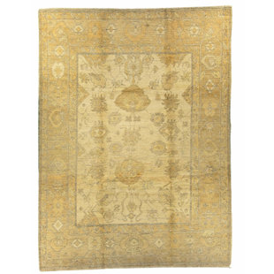 TUFENKIAN One-of-a-Kind 8' X 10' Wool Area Rug in Beige/Gold/Neutral
