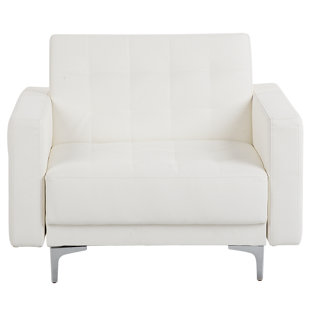 EBERN DESIGNS Leung Faux Leather Club Chair