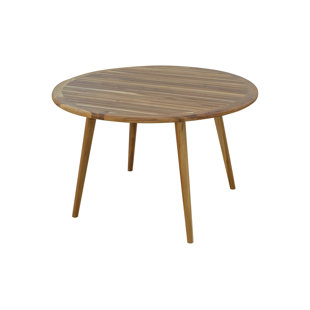 COASTALVOGUE Round Solid Wood Dining Table