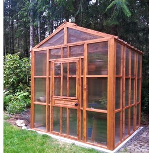 NW GREEN PANELS Lifestyle 8' W x 8'7" D Greenhouse