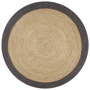 HOUSE OF HAMPTON Maxman Hand Braided Beige Rug