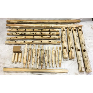 MILLWOOD PINES Westling Unfinished Solid Wood Slat Bed