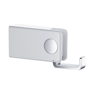 KIBI Artis Bathroom Hardware Accessory Bathroom Bathroom Robe Hook Chrome/Black KBA1001CB