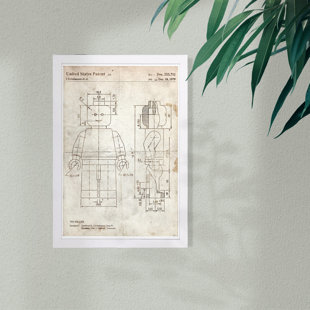 ART REMEDY " Lego Toy Figure 1979 Parchment " by Oliver Gal