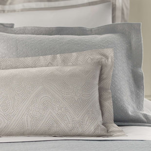 PINE CONE HILL Savina Silver Matelasse Sham