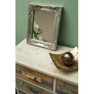 ASTORIA GRAND Ethelsville Wood Flat Wall Mirror