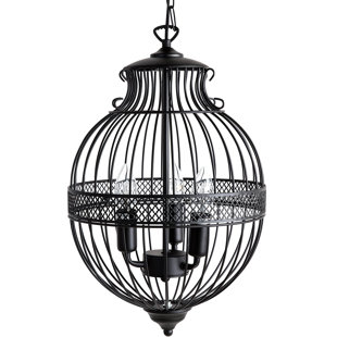 WORLD MENAGERIE Laternen-Pendelleuchte 3-flammig Ledya