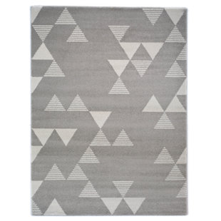 BALTA RUGS Elle Geometric Gray Area Rug