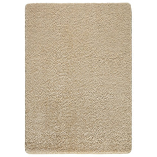 MILANO RUGS Natty Machine Woven Hand Hooked Cream Area Rug