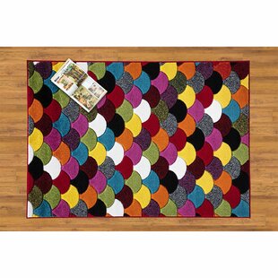 MILANO RUGS Multi Colour Machine Woven Area Rug