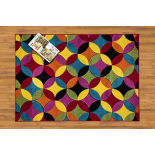 MILANO RUGS Multi Colour Hand Woven Area Rug
