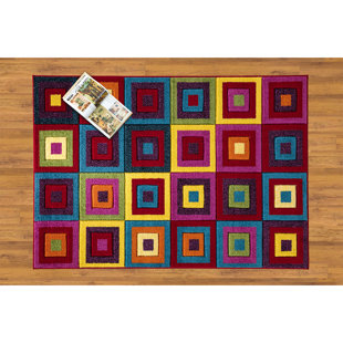 MILANO RUGS Multi Colour Area Rug