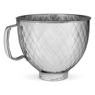 KitchenAid® 5 Quart Tilt-Head Quilted Stainless Steel Bow