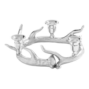 ZIPCODE DESIGN Cobbs 9cm Metal Tabletop Candelabra