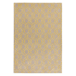 LONGSHORE TIDES Hand Tufted Yellow Rug