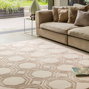 CANORA GREY Quarry Handmade Tufted Beige Rug