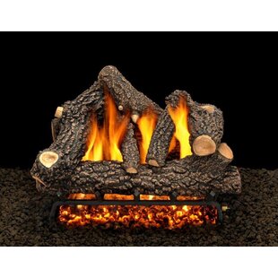 AMERICAN GAS LOG Cheyenne Glow Vented Propane/Natural Gas Fireplace Log Set