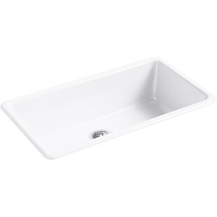 KOHLER IronTones 33" L x 19" W Dual Mount Kitchen Sink