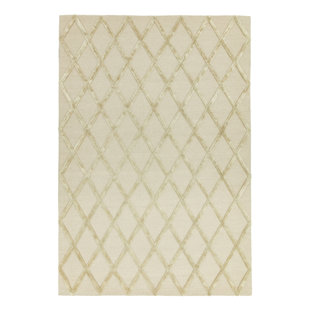 CANORA GREY Quane Handmade Dhurrie Gold Rug