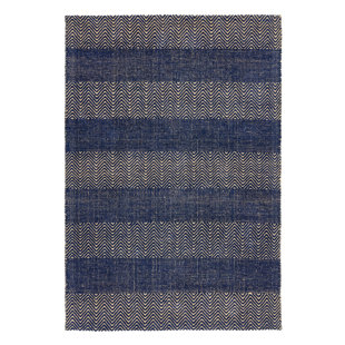 SOL 27 OUTDOOR Aaisha Jute Flatweave Navy Rug