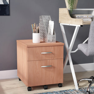 BRAYDEN STUDIO Impulse 43cm Wide 2 -Drawer Mobile File Cabinet