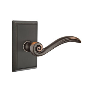 EMTEK Elan Privacy (Bed & Bath) Door Lever with Rosette
