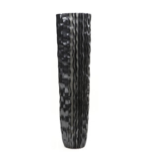 18KARAT® Yaovi Vertical Fold Pattern Floor Vase