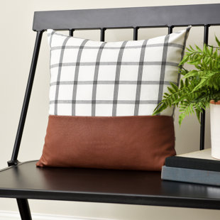 STYLE ME PRETTY Plaid Throw Pillow