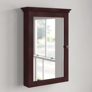 WINSTON PORTER Caree 19.25" x 28" Surface Mount Framed Medicine Cabinet with 3 Adjustable Shelves