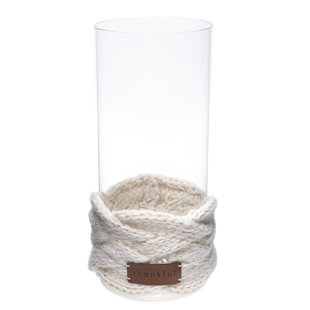 STYLE ME PRETTY 10.5'' H Glass Tabletop Hurricane