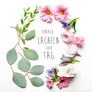 LILY MANOR Glasbild Flower Collection II