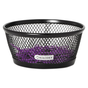 ROLODEX CORPORATION Rolodex™ Nestable Wire Mesh Jumbo Clip Dish Paper Clip Holder