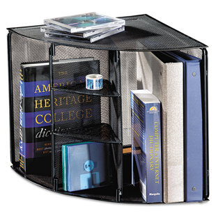 ROLODEX CORPORATION Rolodex™ Mesh Corner Desktop Shelf Mesh Desk Organizer