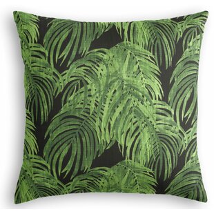 LOOM DECOR Fronds Forever Floral Cotton Reversible Throw Pillow