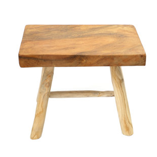 BAZAR BIZAR Solid Wood Accent Stool