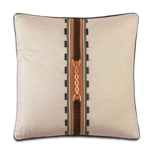 EASTERN ACCENTS Equestrian Morvich Buckle by Studio 773 Pillows Square Pillow Cover & Insert