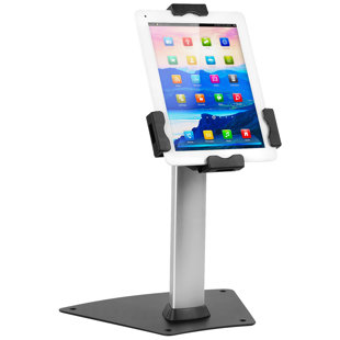 Mount-It! Secure Universal Locking Tablet Kiosk POS, Counter-top Stand Adjustable Clamp for Tablets
