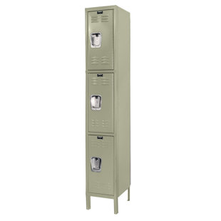 HALLOWELL Premium Metal 3 - Tier 12'' School Locker