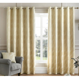 CURTINA Vorhang-Set Houston mit Ösen, blickdicht (Set besteht aus 2)