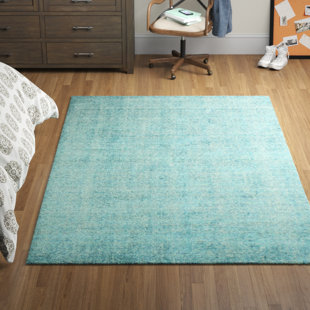 THREE POSTS™ TEEN Oppelo Hand Knotted Teal Area Rug