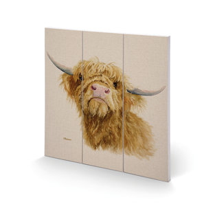 ART GROUP Donald by Jane Bannon - No Frame Graphic Art on Wood